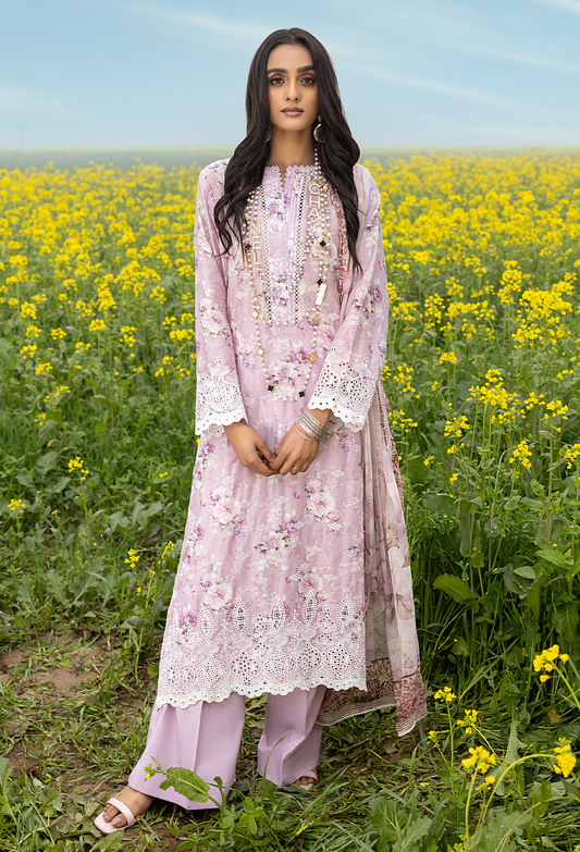 Soft Mauve | Adan's Libas | Sarsoon | Spring Summer Unstitched Lawn 2023