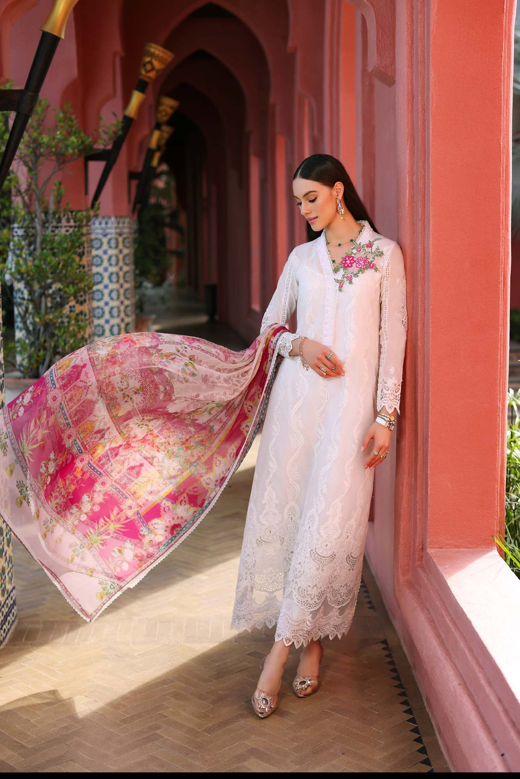 1A | Noor | Luxury Chikankari Lawn 2023