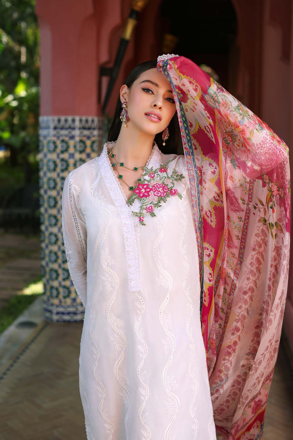 1A | Noor | Luxury Chikankari Lawn 2023