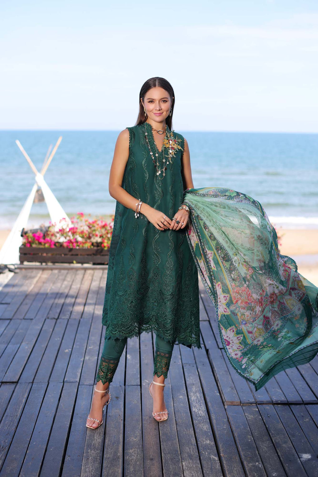 1B | Noor | Luxury Chikankari Lawn 2023