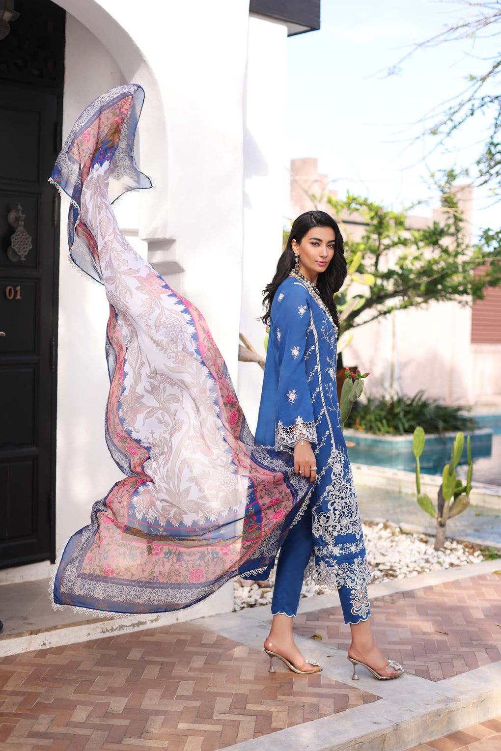 10B | Noor | Luxury Chikankari Lawn 2023