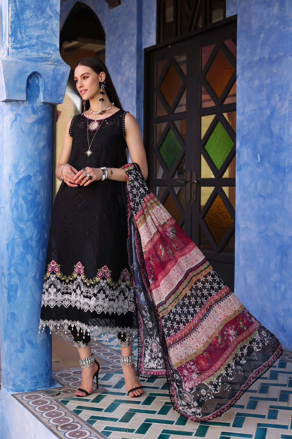 6A | Noor | Luxury Chikankari Lawn 2023