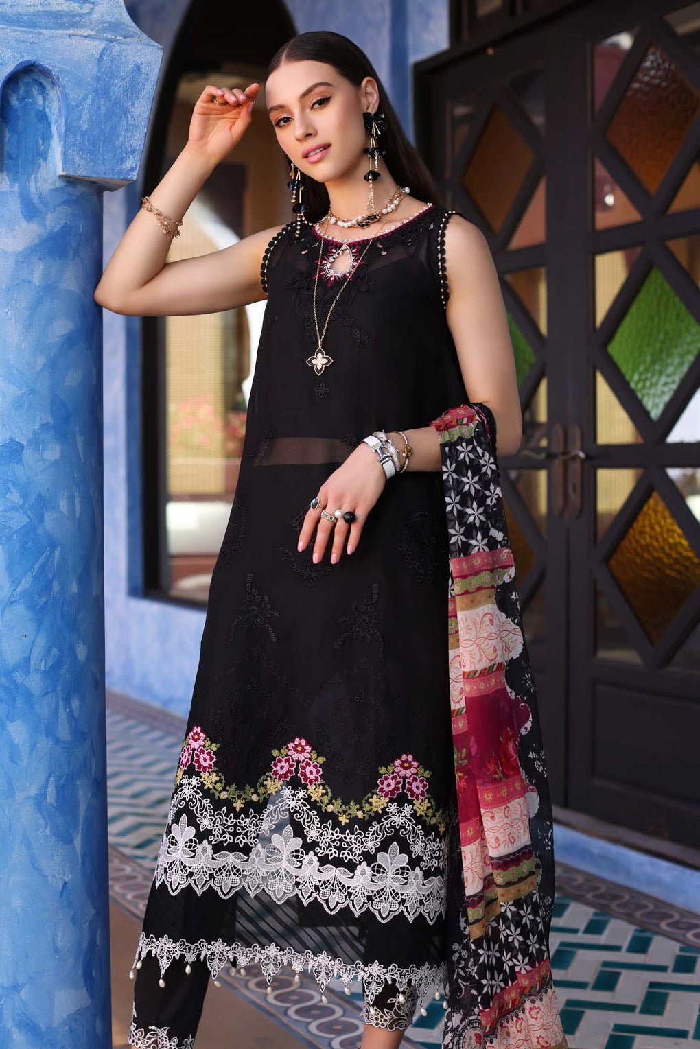 6A | Noor | Luxury Chikankari Lawn 2023