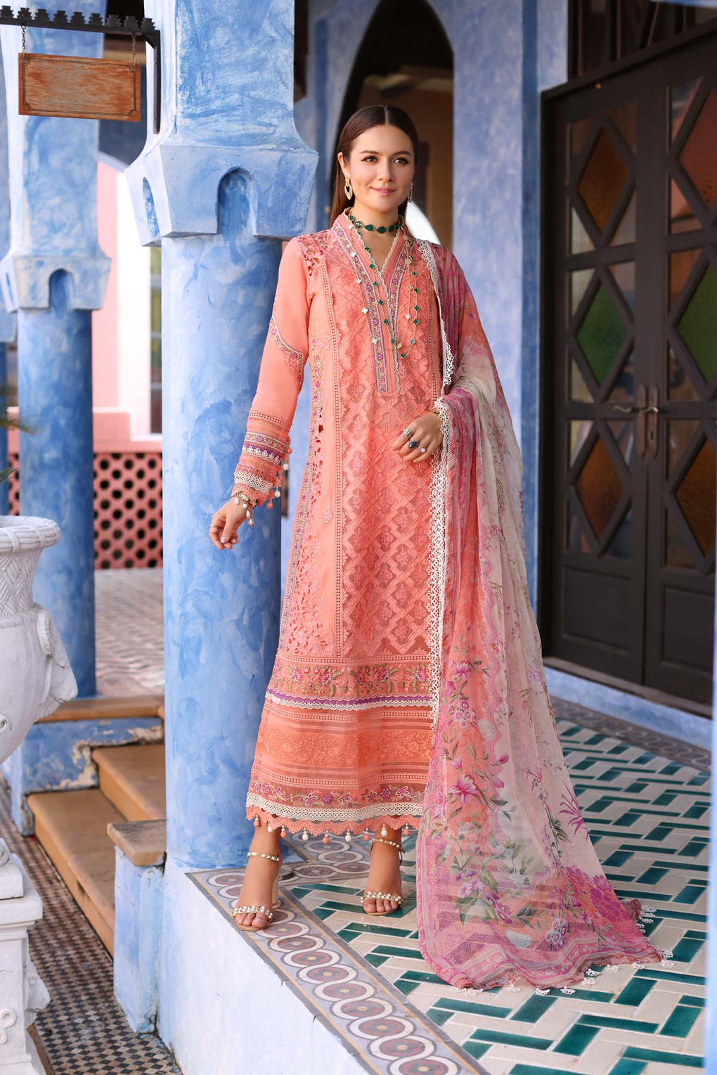 2A | Noor | Luxury Chikankari Lawn 2023