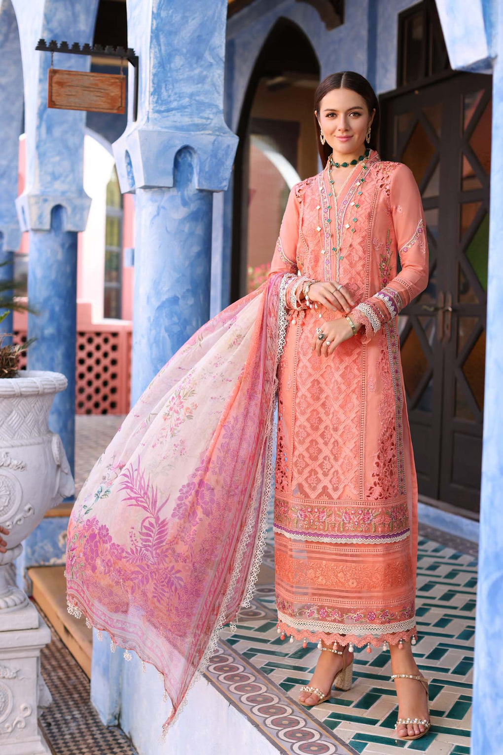 2A | Noor | Luxury Chikankari Lawn 2023