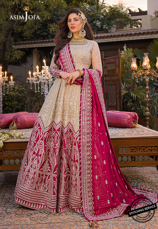 AJBN-05 | Asim Jofa | Baad e Naubahar | Chiffon & Raw Silk Collection