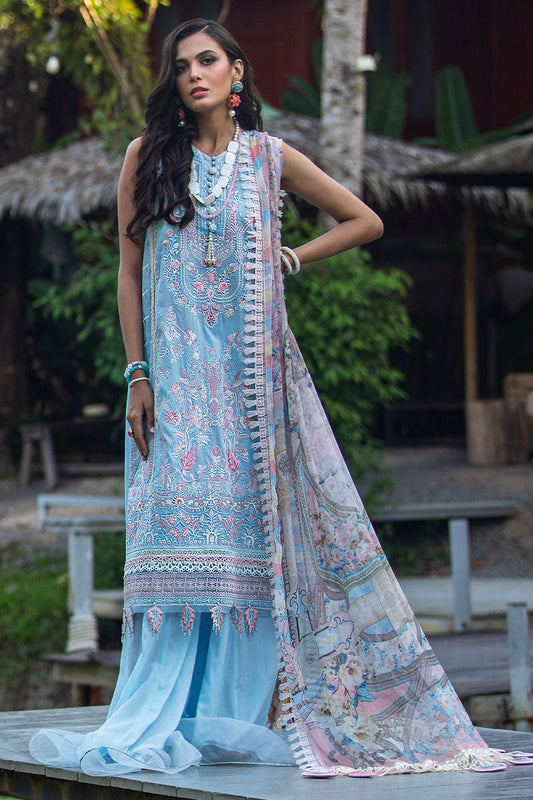 Hibiscus | Ansab Jahangir | Zoha Luxury Lawn 2023