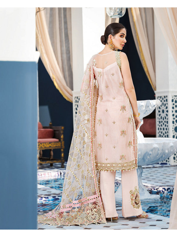 Ines D-1 (3-Piece Embroidered Net Suit) | Gulaal | Adila Unstitched Luxury Formals