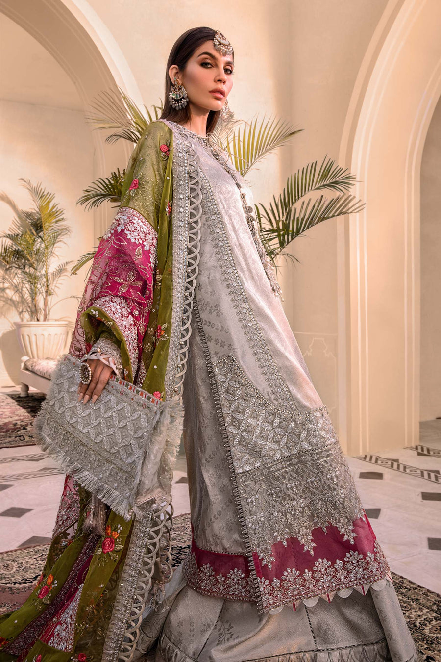 Silver BD-2601 | Maria B | Mbroidered | Eid Heritage Collection 23