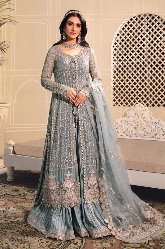 Blue BD-2602 | Maria B | Mbroidered | Eid Heritage Collection 23