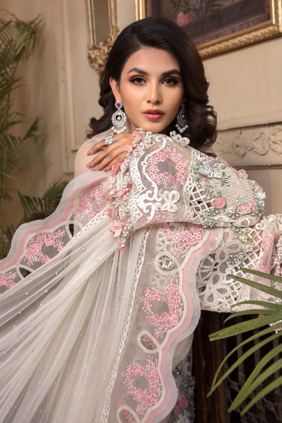 Off White BD-2604 | Maria B | Mbroidered | Eid Heritage Collection 23