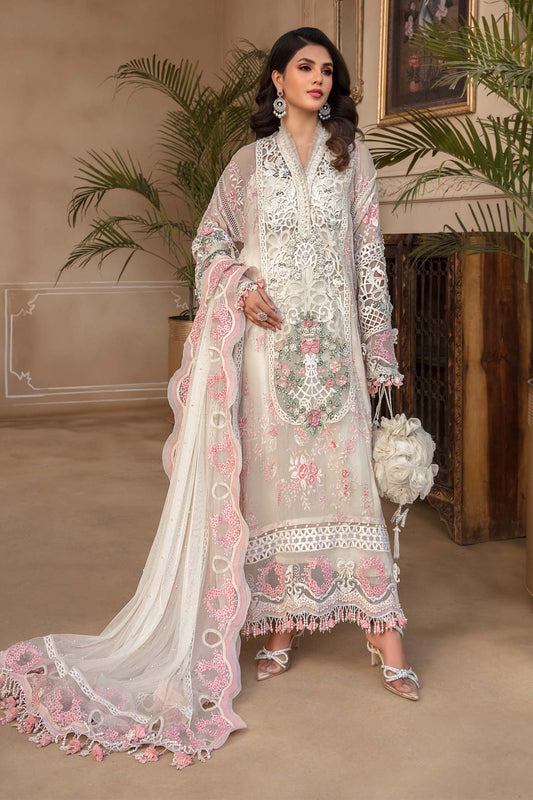 Off White BD-2604 | Maria B | Mbroidered | Eid Heritage Collection 23