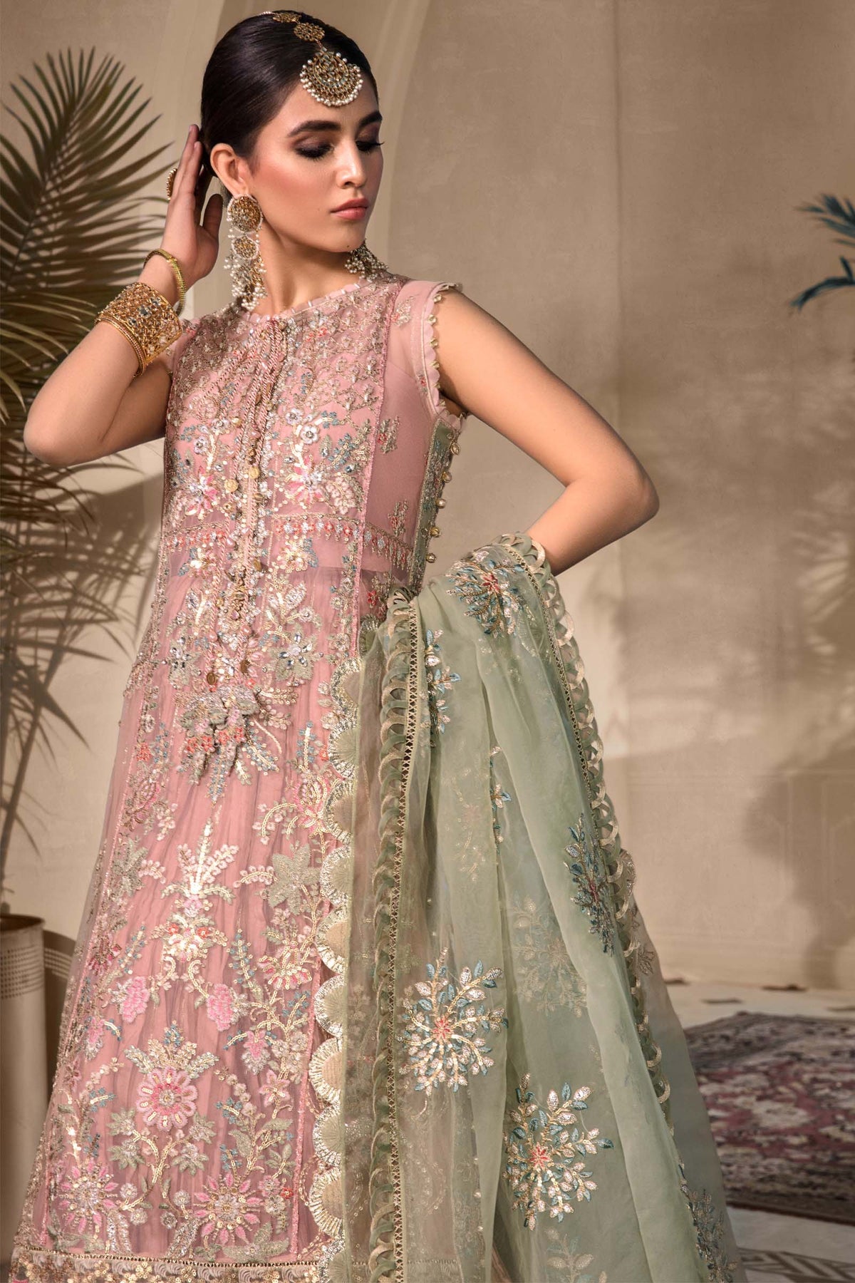 Sea Green BD-2607 | Maria B | Mbroidered | Eid Heritage Collection 23