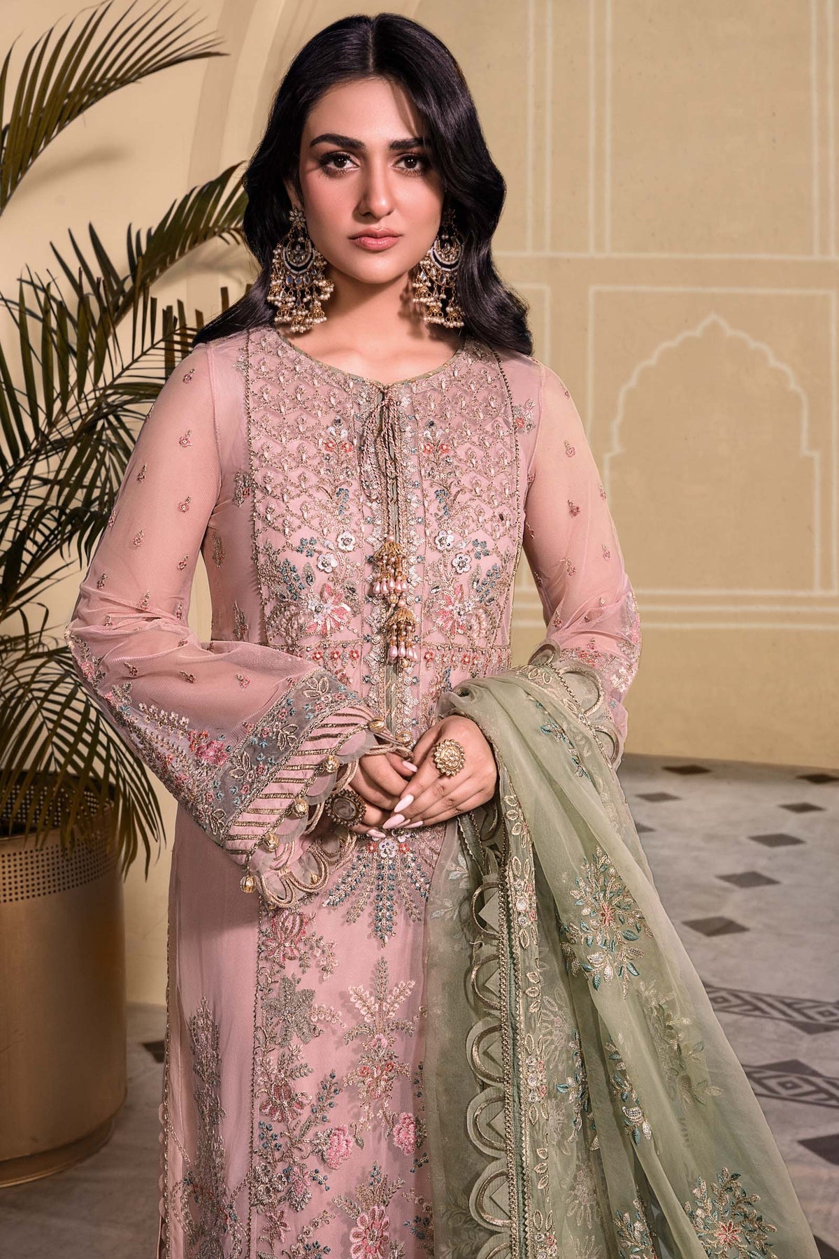 Sea Green BD-2607 | Maria B | Mbroidered | Eid Heritage Collection 23