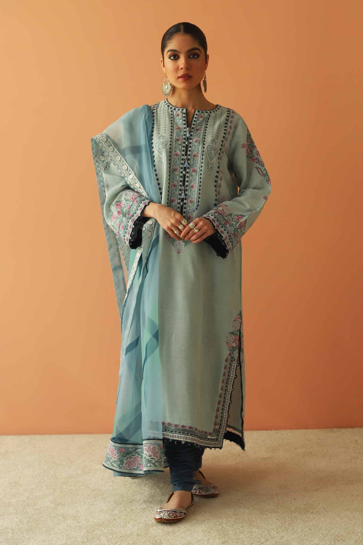 14B  | Zara Shahjahan | Spring Summer Lawn 2023