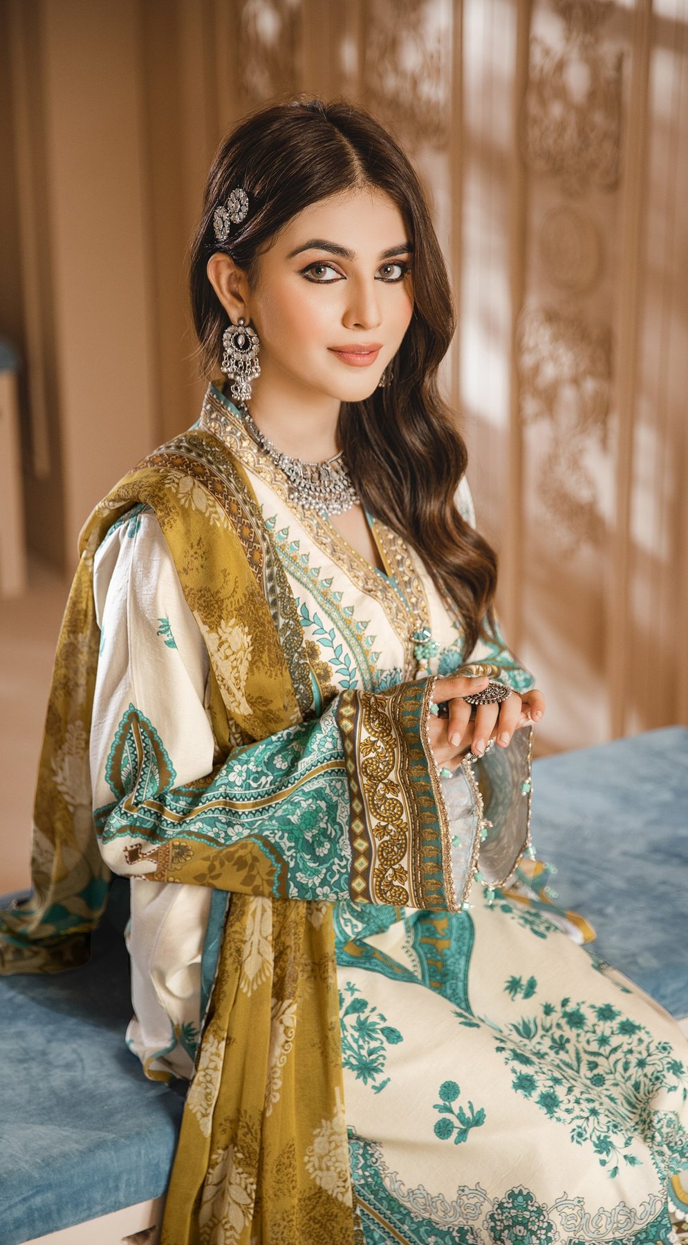 Nureh | Anaya by Kiran Chaudhry | Noor Bano | Unstitched Embroidered Cambric Collection'21