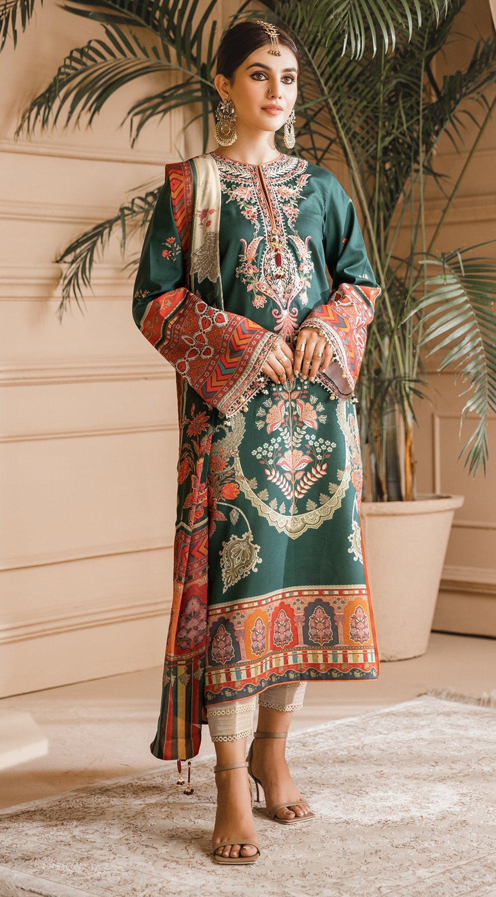 Haya | Anaya by Kiran Chaudhry | Noor Bano | Unstitched Embroidered Cambric Collection'21