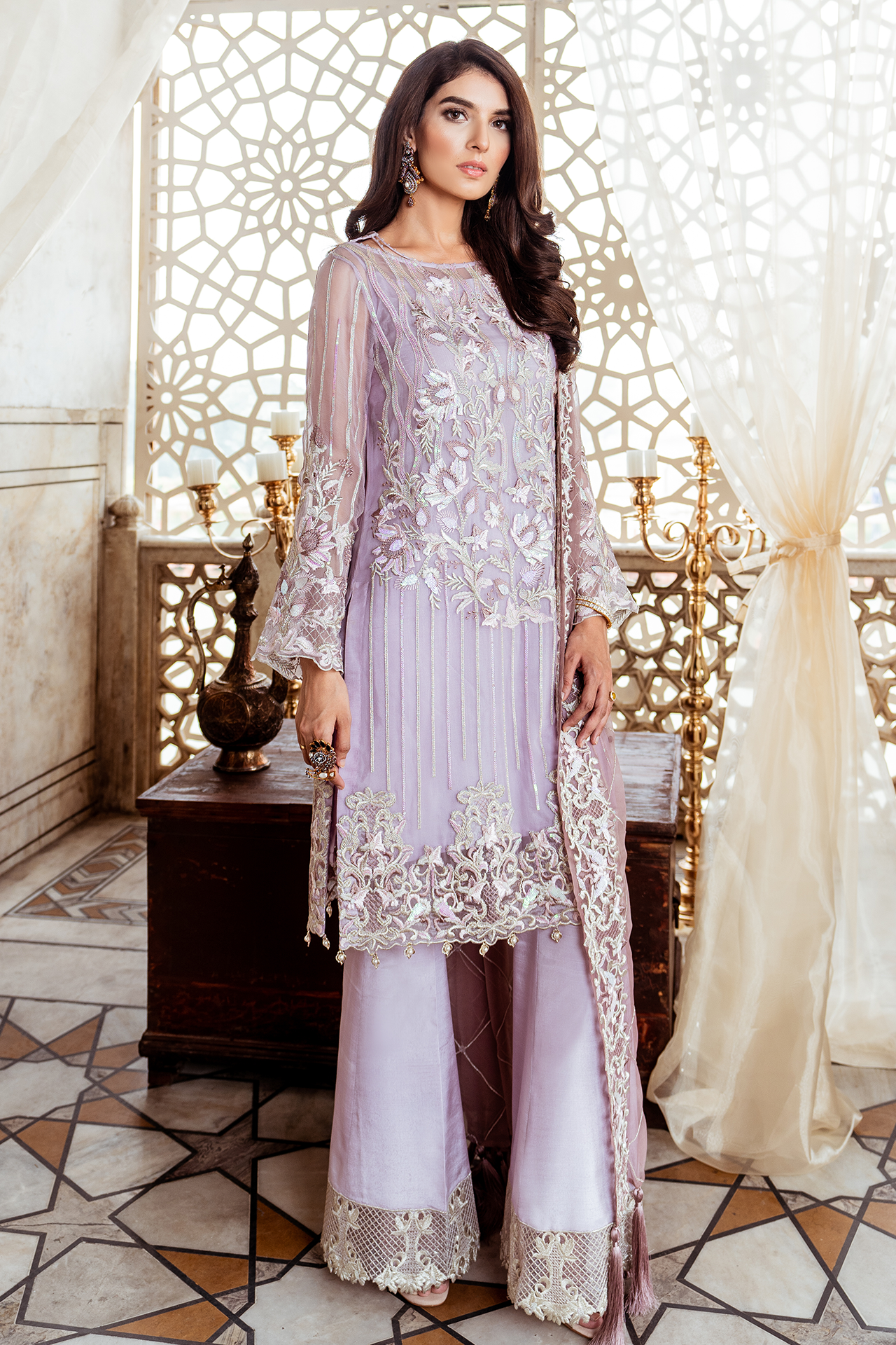 01 Ruffled Lavender (Imrozia - Ibtada-e-Musarat)