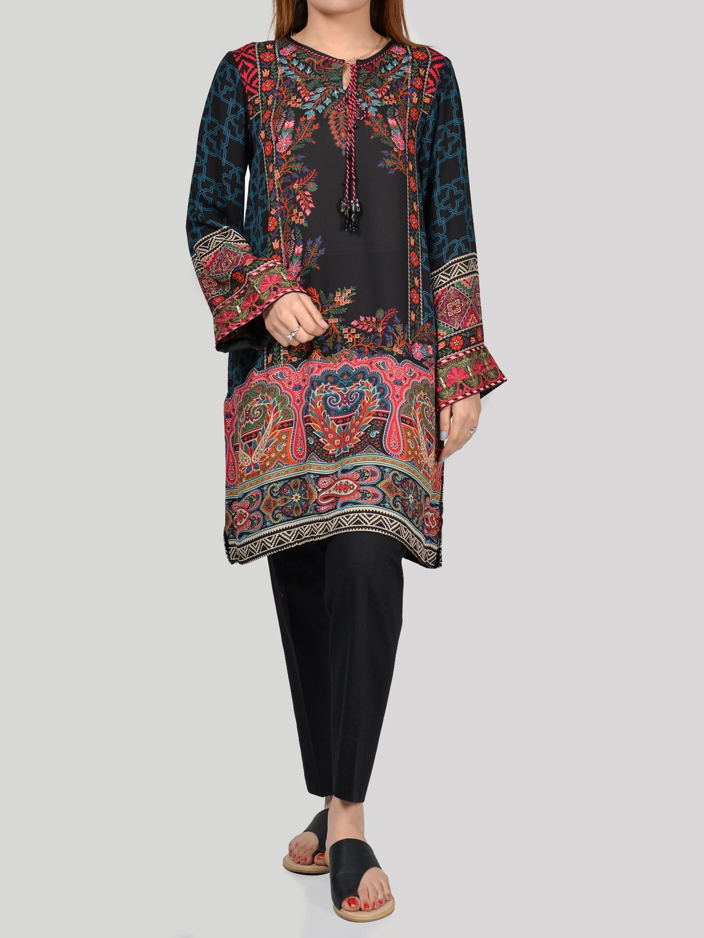 Embroidered Grip Shirt (P1005) by Limelight