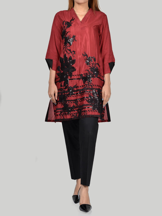 Embellished Silk Shirt (F1764) by Limelight