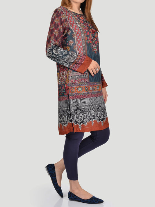 Printed Silk Shirt (P1011) by Limelight