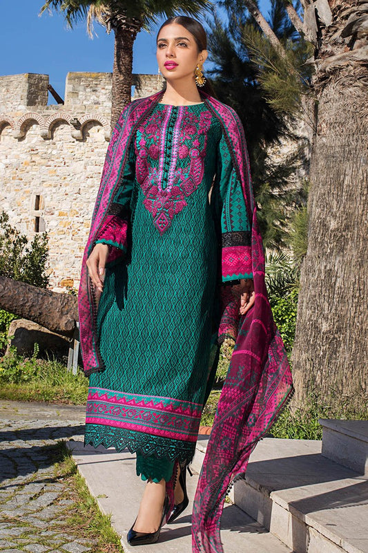 Emerald Elegance B | Zainab Chottani  | Tahra Lawn 2021