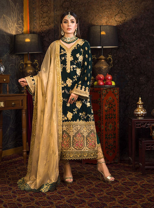 Zareen - 02 | Zainab Chottani | Luxury Velvet Unstitched Collection 2021