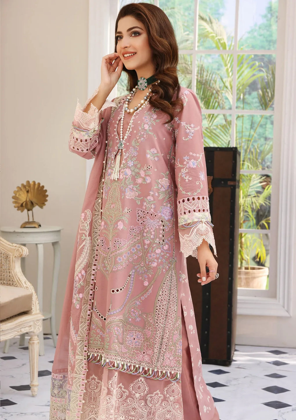 ELC01 - Aurora | Elaf | Festive Chikankari Collection 2023