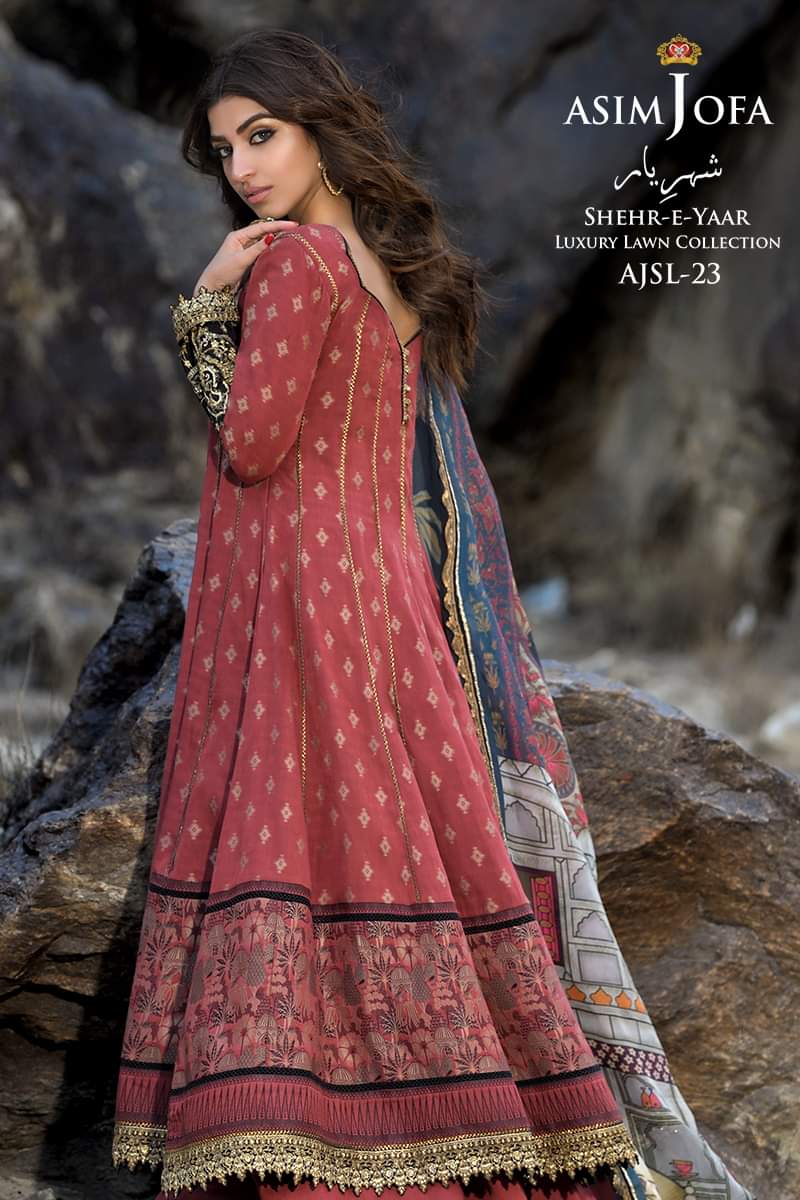 AJSL - 23 | Asim Jofa | Shehr - E - Yaar Luxury Lawn Collection 2022