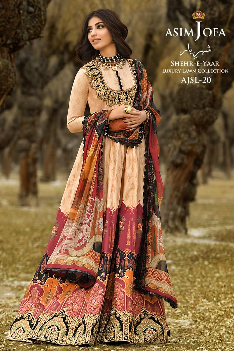 AJSL - 20 | Asim Jofa | Shehr - E - Yaar Luxury Lawn Collection 2022