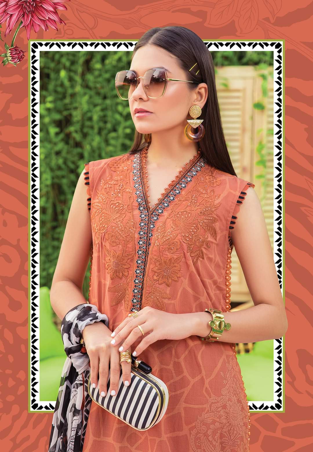 10B | Maria B | Secret Garden | Mprints Summer Lawn Collection 2022