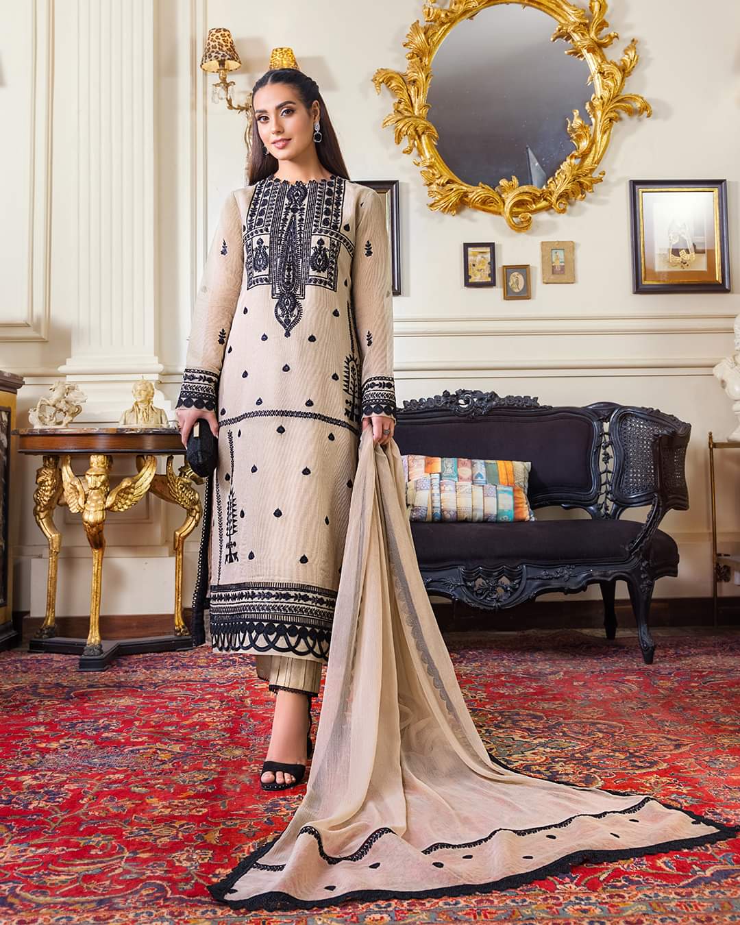 AJIM-17 | Asim Jofa | Iqra And Minal Edit | Unstitched Collection 2022