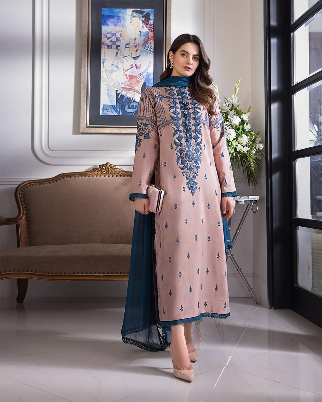 AJIM-16 | Asim Jofa | Iqra And Minal Edit | Unstitched Collection 2022