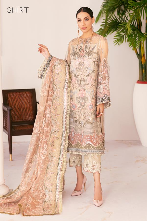 Fall Light | Baroque | Chantelle | Embroidered Chiffon