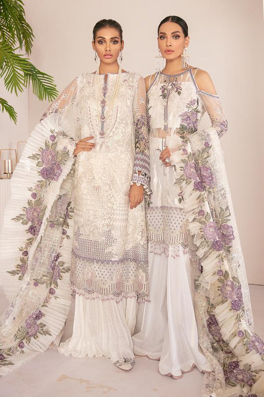 Flo White | Baroque | Chantelle | Embroidered Chiffon