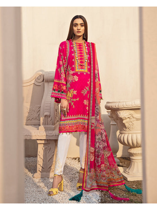 Gulbahaar Embroidered Organza 3-Piece GL-02 | Gulaal | Lawn 2021 | Volume 1