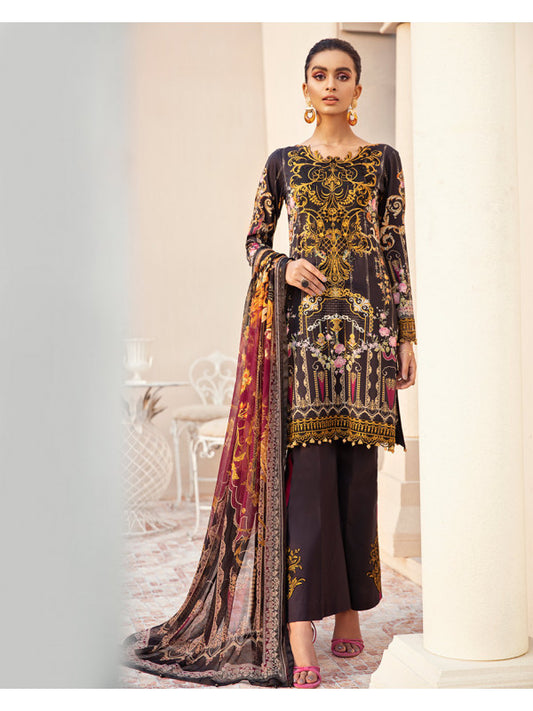 Ishtar Embroidered Organza 3-Piece GL-04 | Gulaal | Lawn 2021 | Volume 1