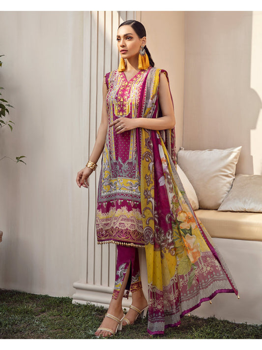 Naurang Embroidered Organza 3-Piece GL-09 | Gulaal | Lawn 2021 | Volume 1