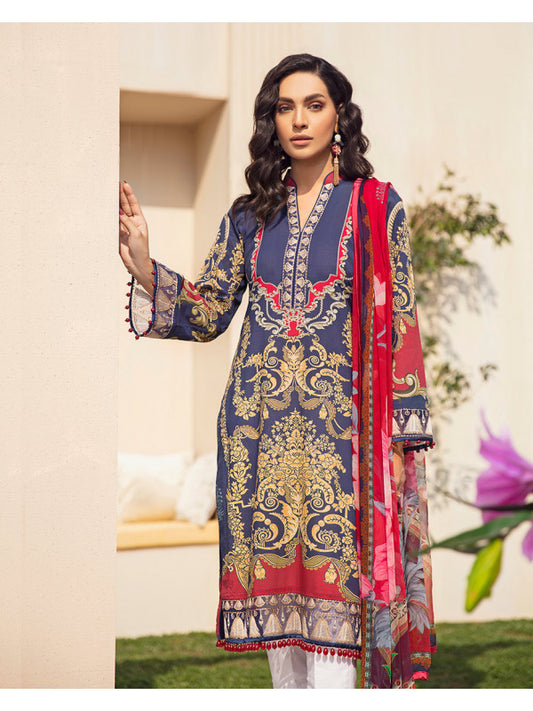 Ashna Embroidered Organza 3-Piece GL-11 | Gulaal | Lawn 2021 | Volume 1