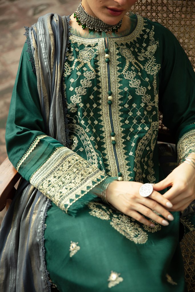 NW-04 | Qalamkar | Unstitched Qline Linen Collection 2021