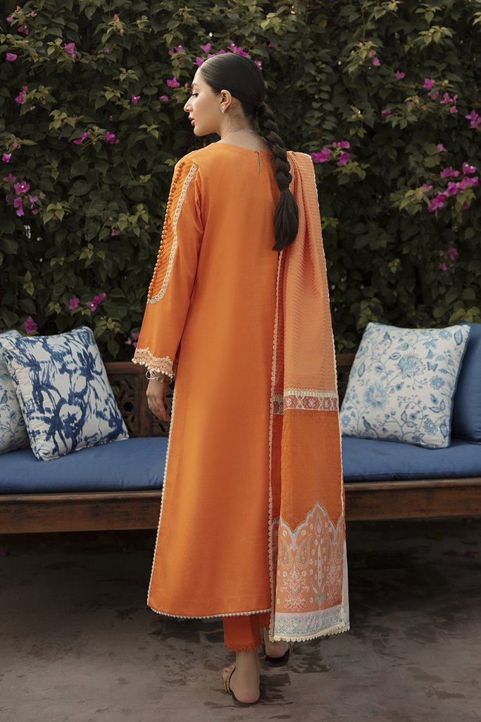 NW-12 | Qalamkar | Unstitched Qline Linen Collection 2021