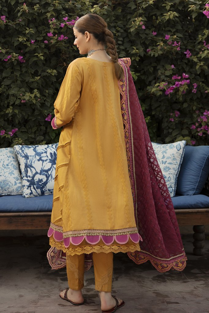 NW-13 | Qalamkar | Unstitched Qline Linen Collection 2021