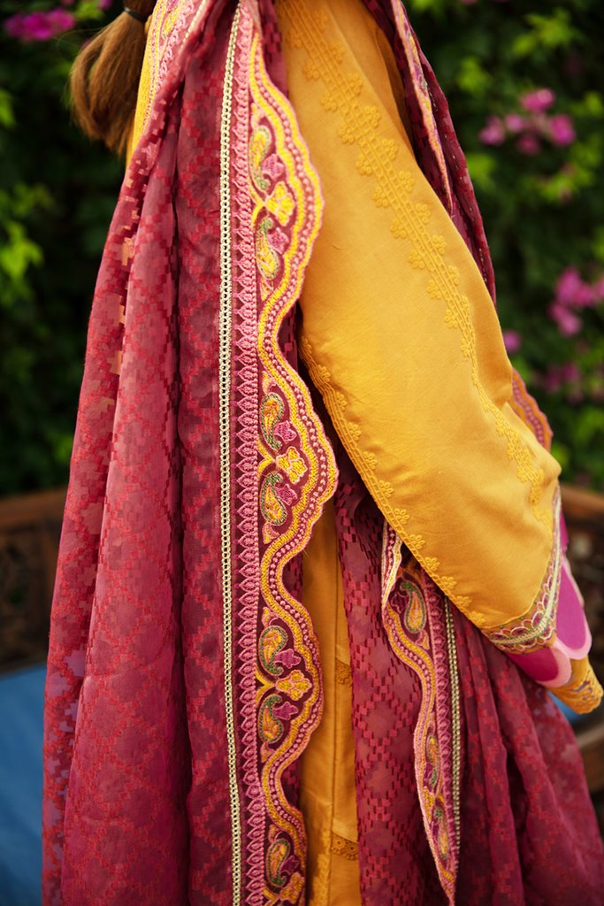 NW-13 | Qalamkar | Unstitched Qline Linen Collection 2021