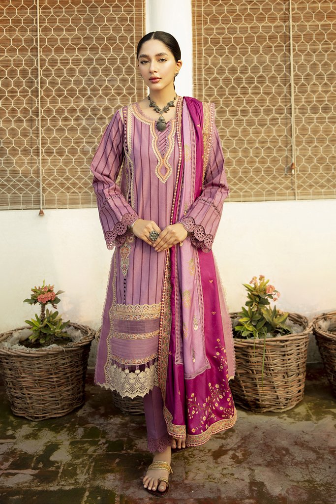 NW-14 | Qalamkar | Unstitched Qline Linen Collection 2021