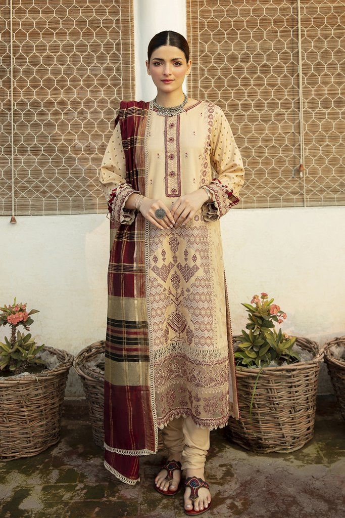NW-06 | Qalamkar | Unstitched Qline Linen Collection 2021