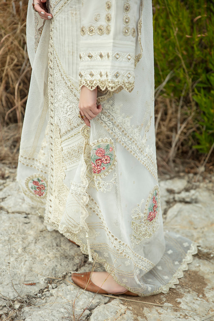 SS - 06 - ALIF | Qalamkar | Mirahil Luxury Lawn 2022