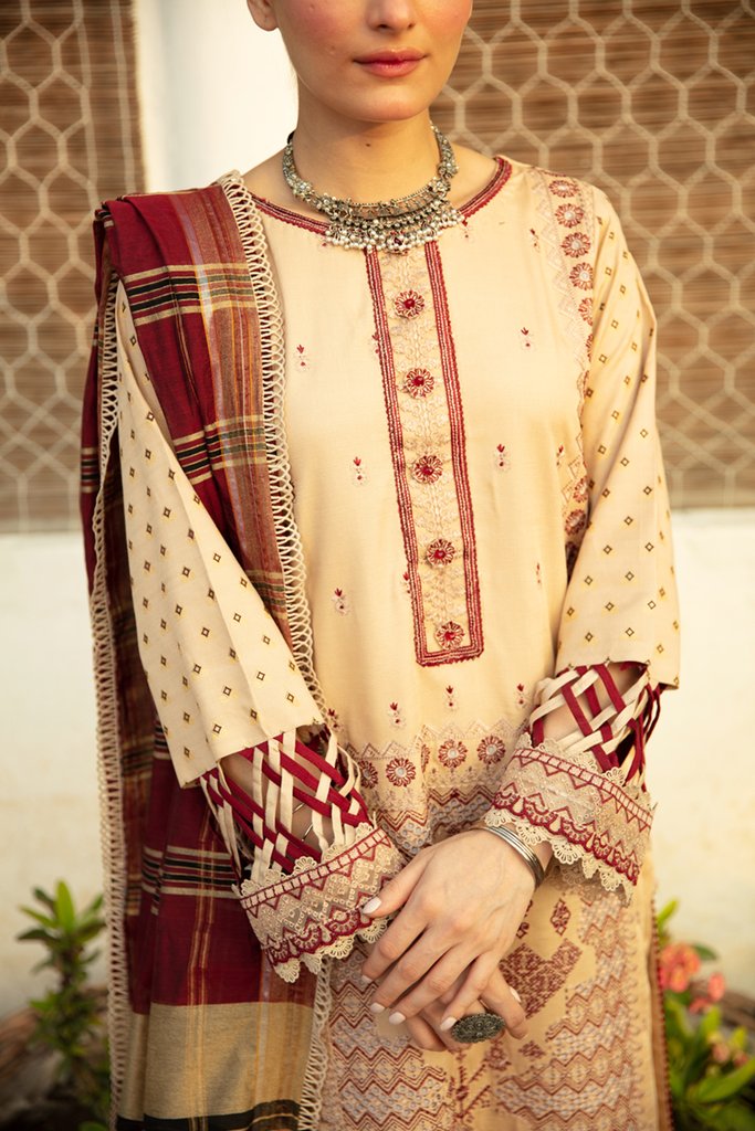 NW-06 | Qalamkar | Unstitched Qline Linen Collection 2021