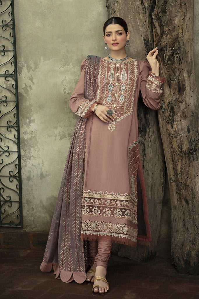 NW-01 | Qalamkar | Unstitched Qline Linen Collection 2021