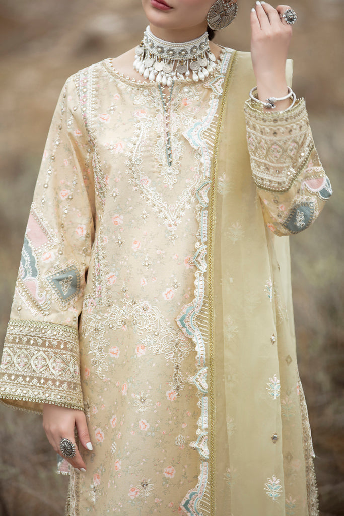 SS - 14 - SEHRAB | Qalamkar | Mirahil Luxury Lawn 2022