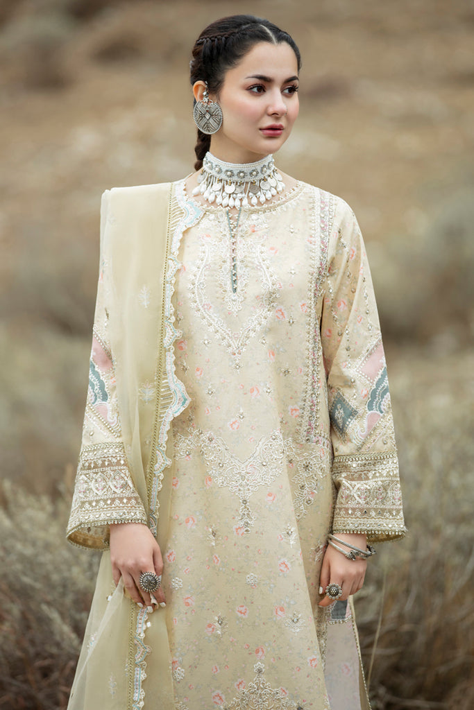 SS - 14 - SEHRAB | Qalamkar | Mirahil Luxury Lawn 2022